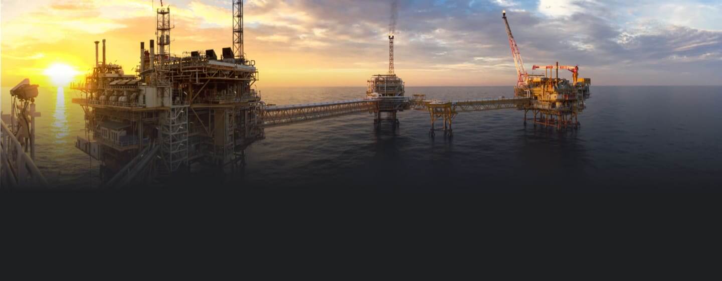 Offshore oil platform in the Gulf of Mexico
